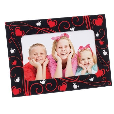 Magnetic Frame Black with Hearts MG-008.jpg